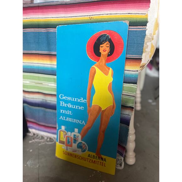 1960s retro sign, advertising, mod, retro, German, Berlin, beauty, bikini - Picture 3 of 13
